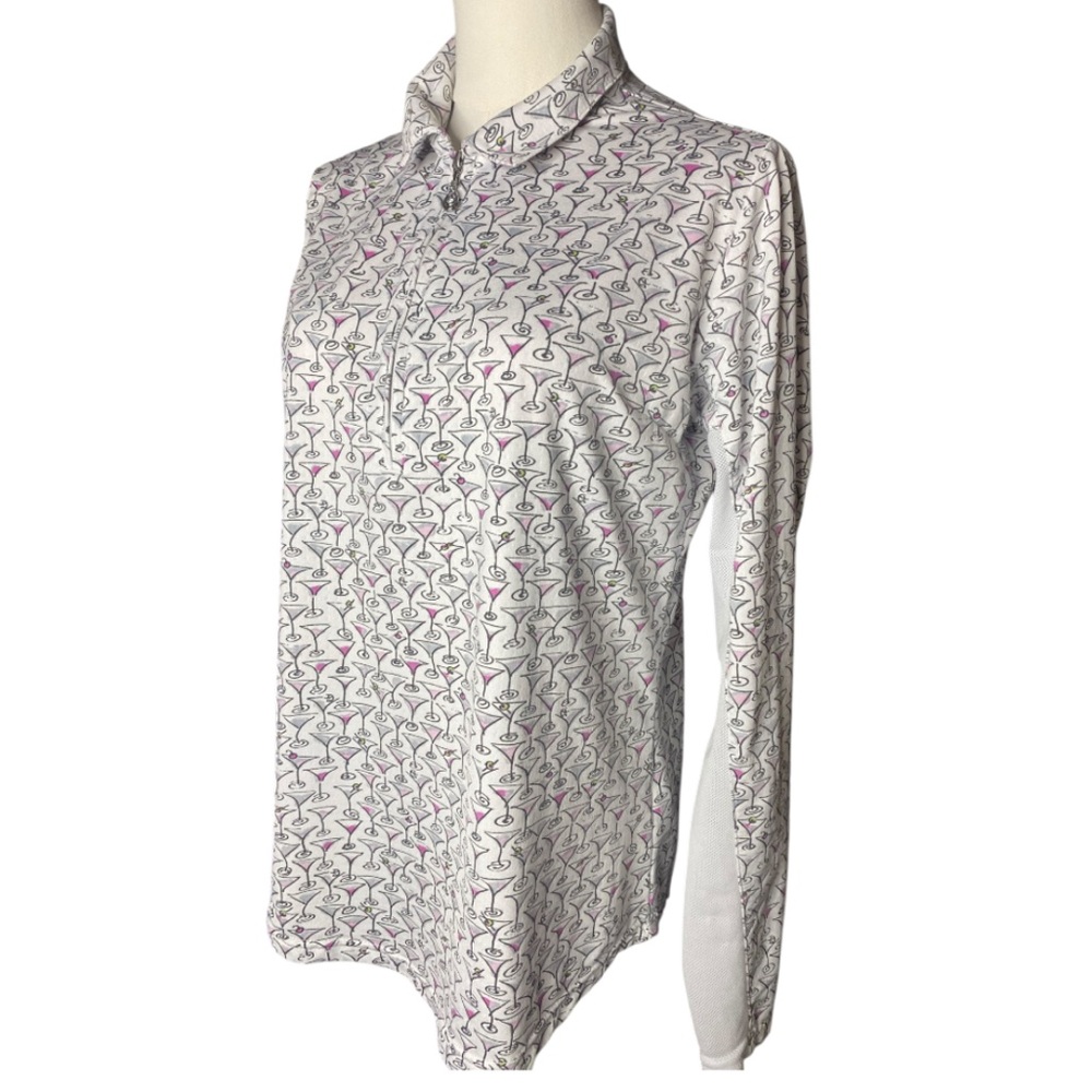 San Soleil Martini Print Women's Golf
Pullover Size M